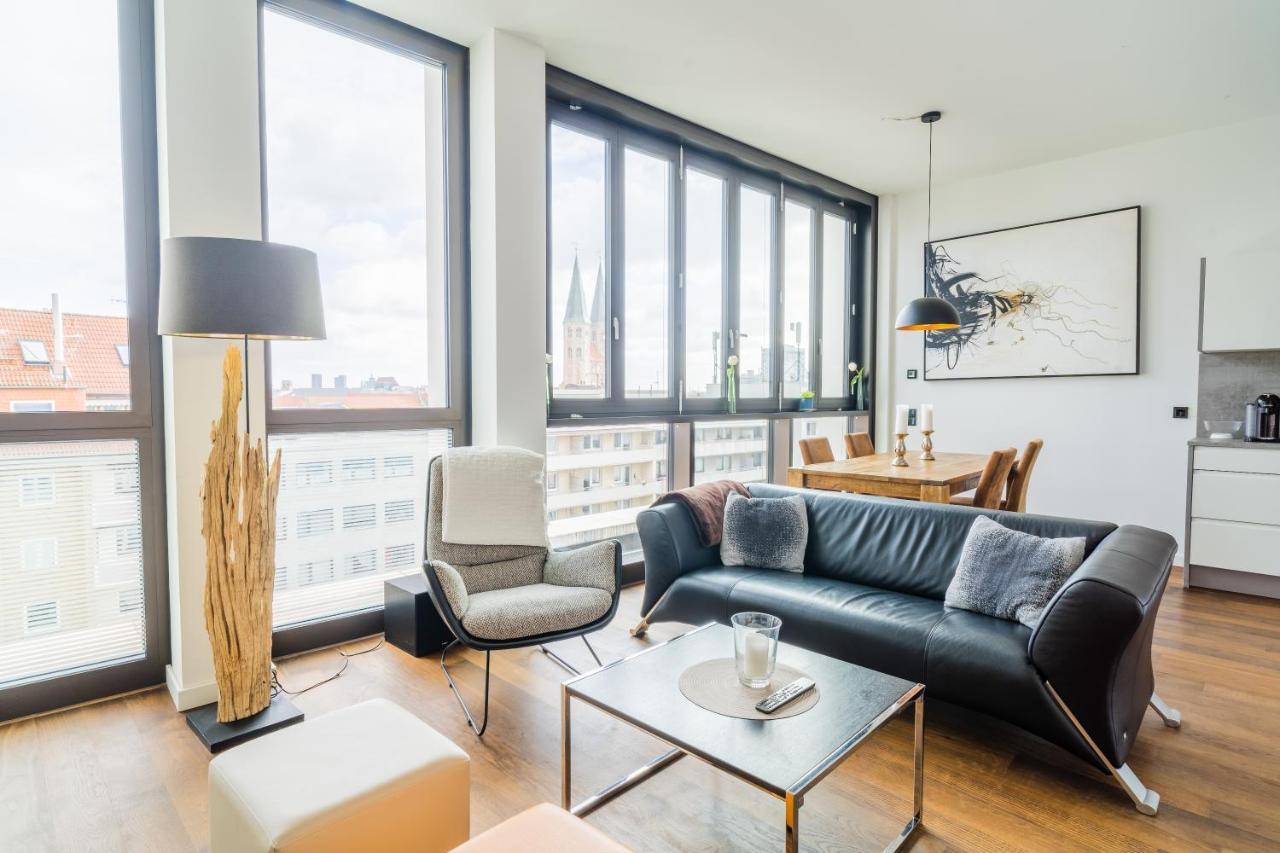 Panorama Bliss - Luxus Apartment In Braunschweig'S Altstadt Extérieur photo